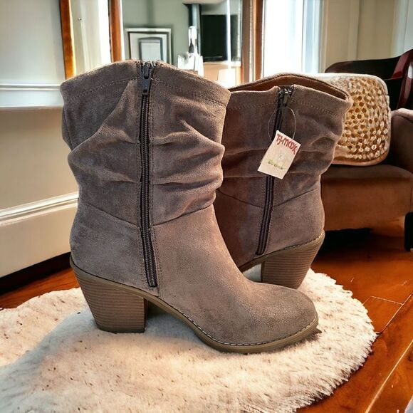 EuroSoft Womens Teren Bootie in Suede Brown Size 9 - Picture 4 of 7